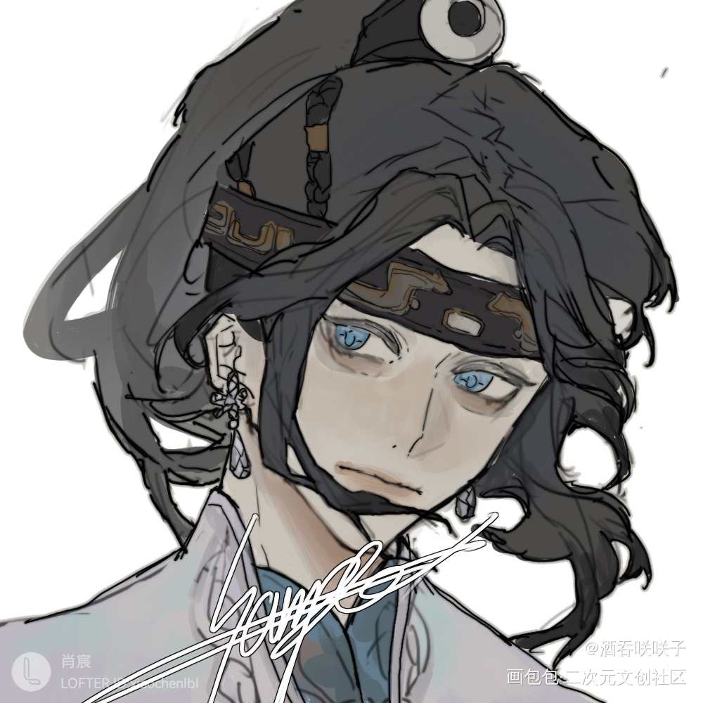 打卡_平涂日系绘画作品