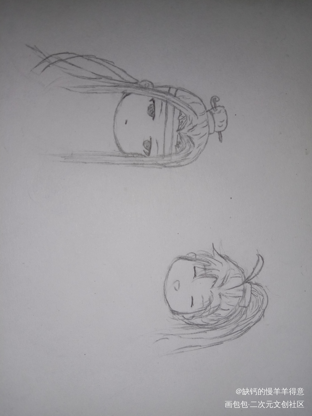 _魔道祖师忘羡手绘Q版绘画作品