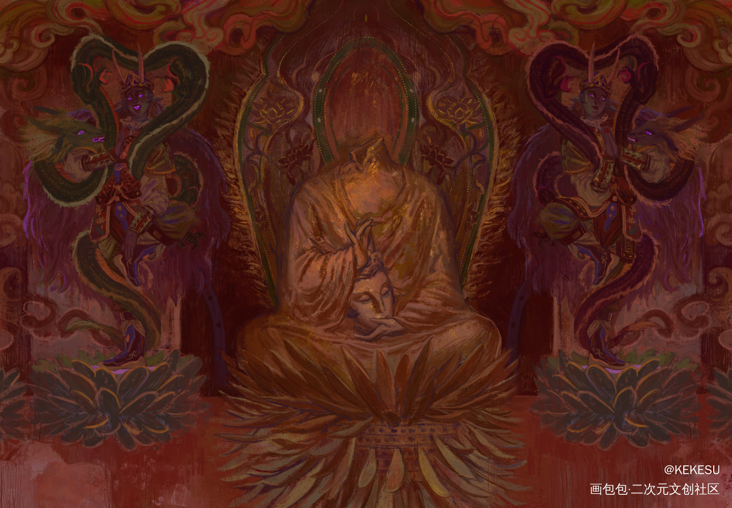 原創宗教世界觀_绘画原创oc绘画作品
