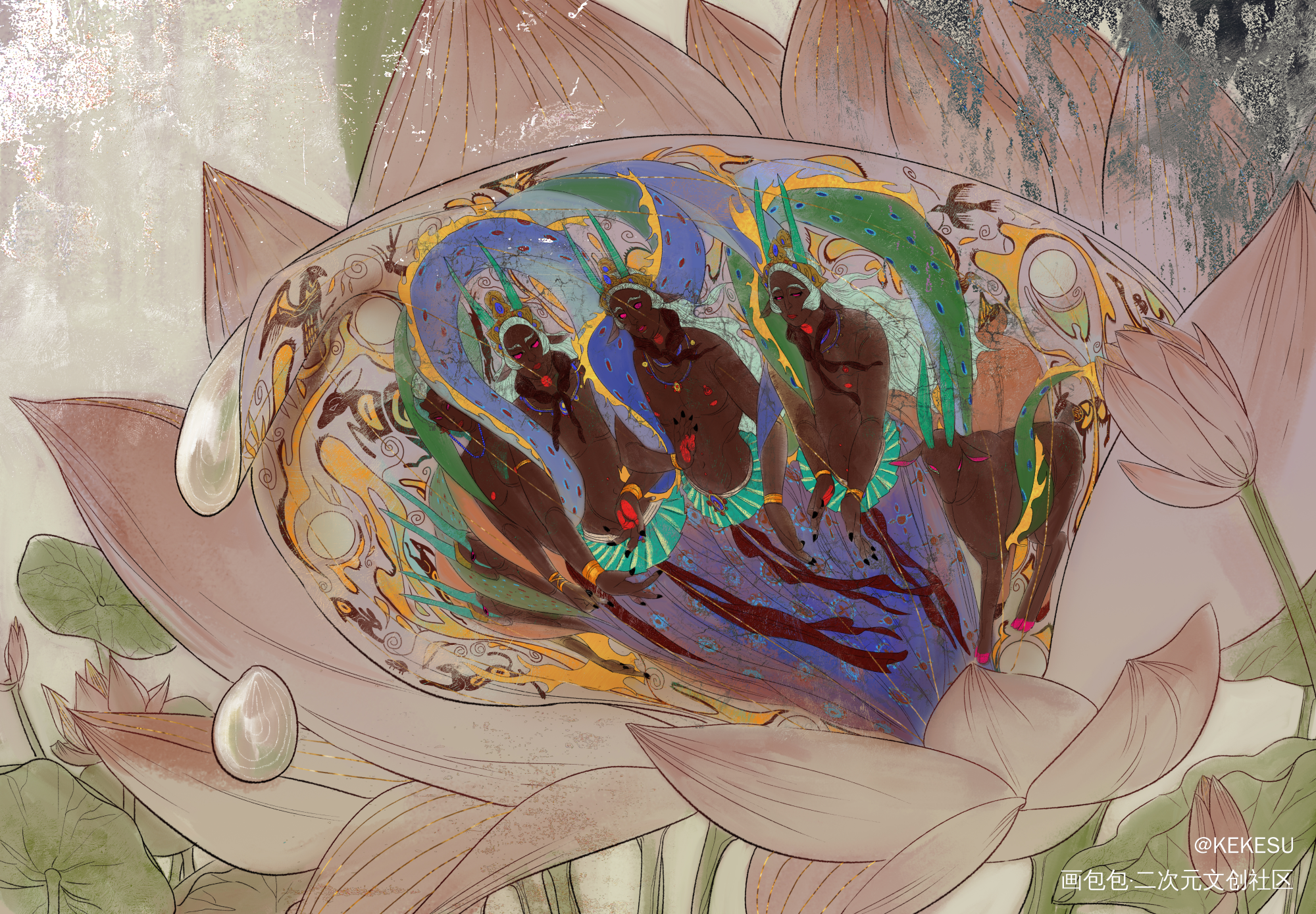 原創宗教世界觀_绘画原创oc绘画作品