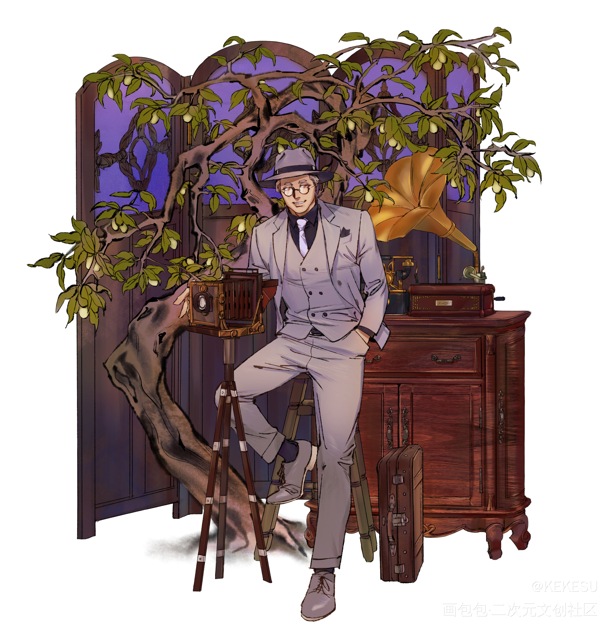 _绘画原创oc绘画作品