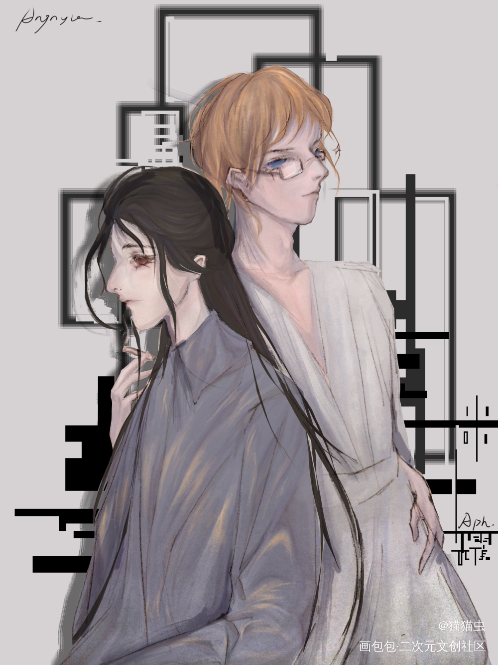 米耀_黑塔利亚米耀绘画作品