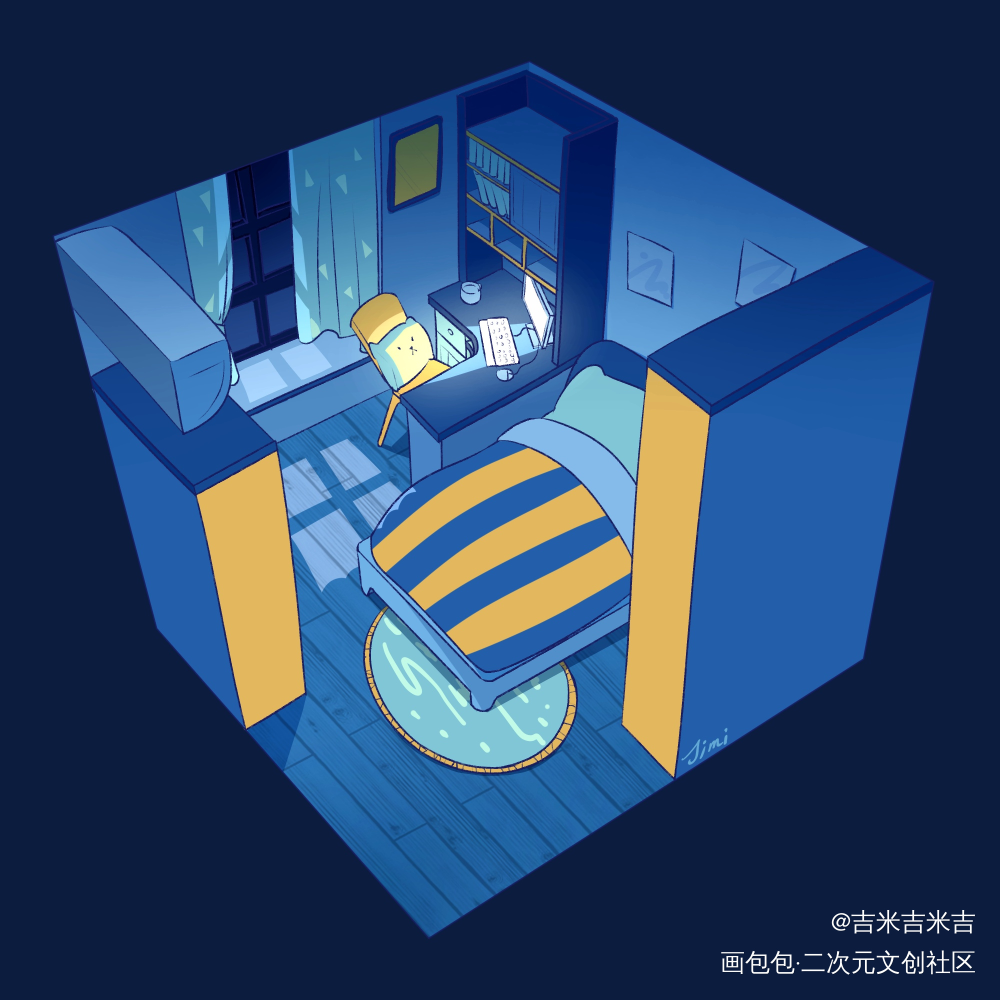 小练习_平涂绘画作品
