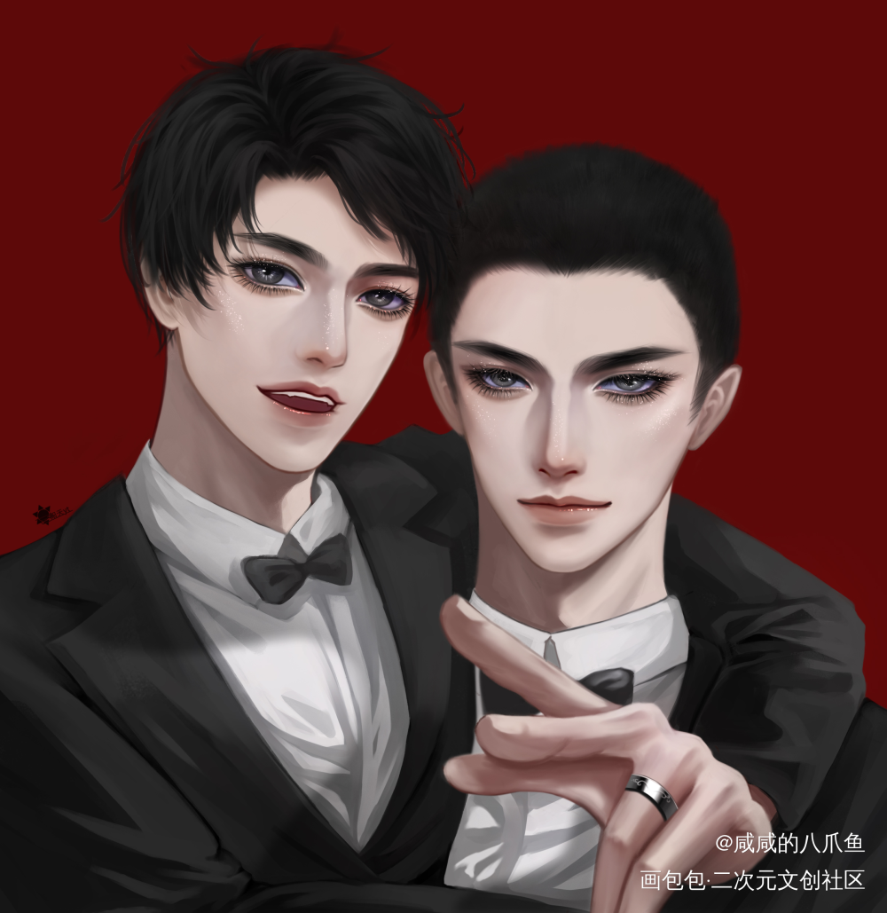 俞白_小白杨188男团俞白绘画作品