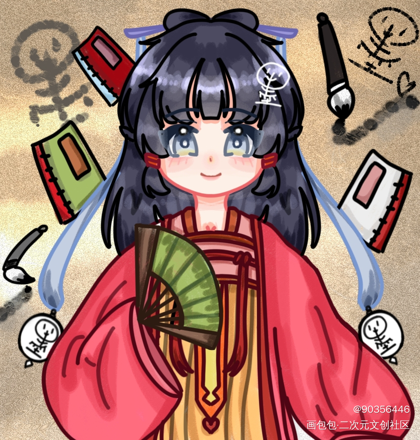 墨香铜臭_墨香铜臭绘画作品