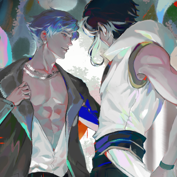 王者荣耀亮懿同人绘画作品