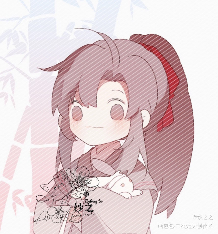 魔道-忘羡-制品 开授权_魔道祖师忘羡蓝忘机魏无羡Q版头像同人绘画作品