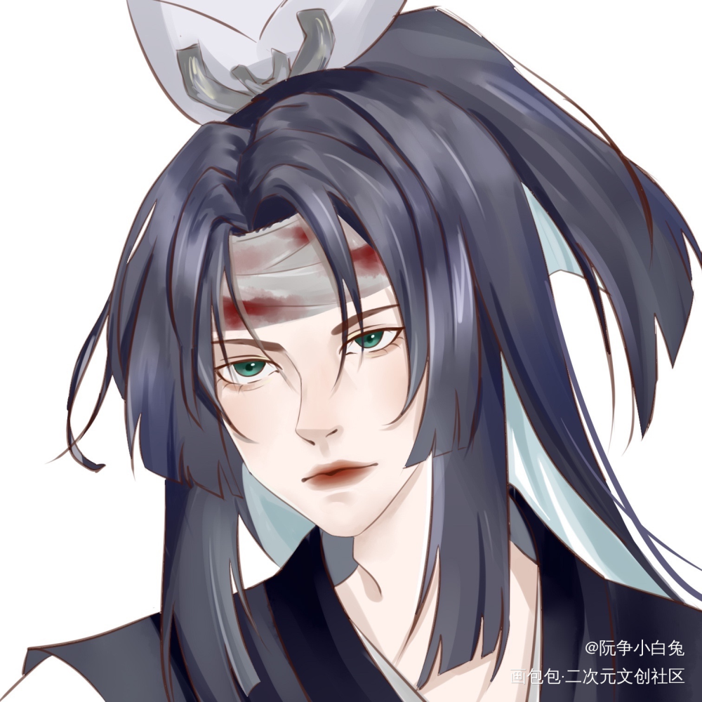 临摹_古风厚涂绘画作品