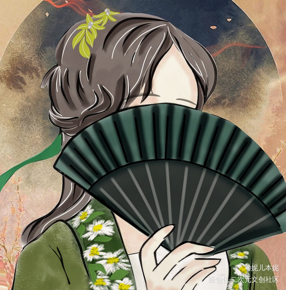 浅画一个头像_古风汉服原创头像原创绘画作品
