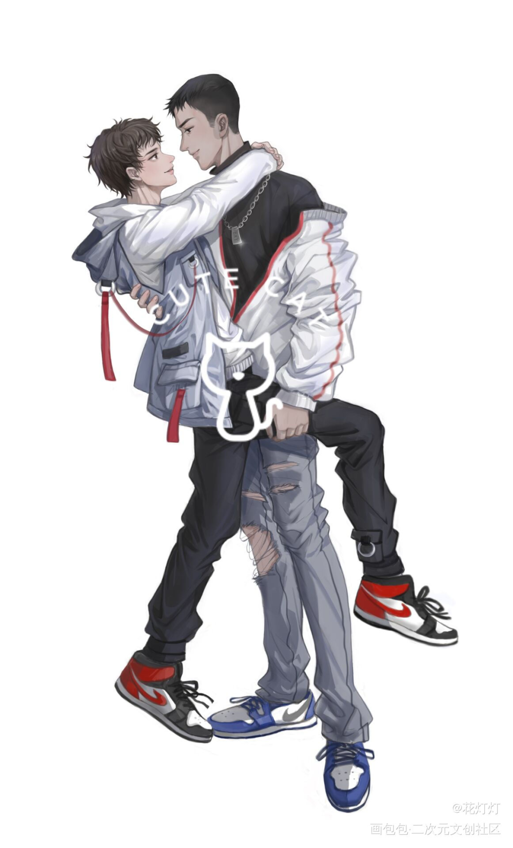 开立牌_小白杨188男团俞白白新羽俞风城绘画作品