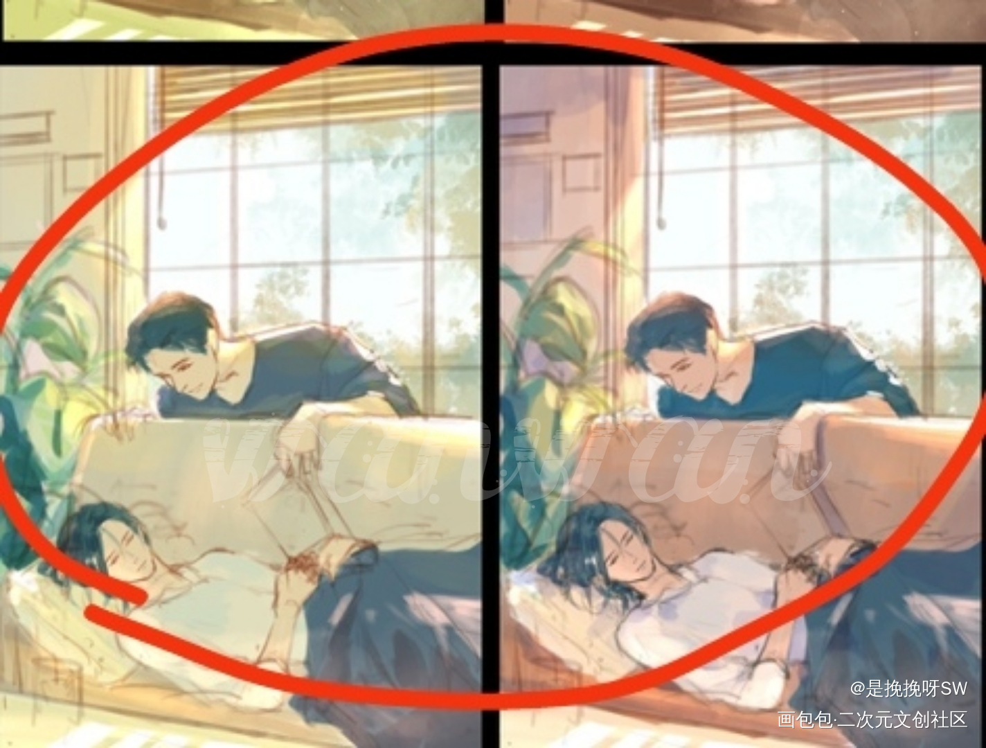 两个色调我真的好纠结谁能救救我_默读舟渡费渡骆闻舟我要上首推绘画作品