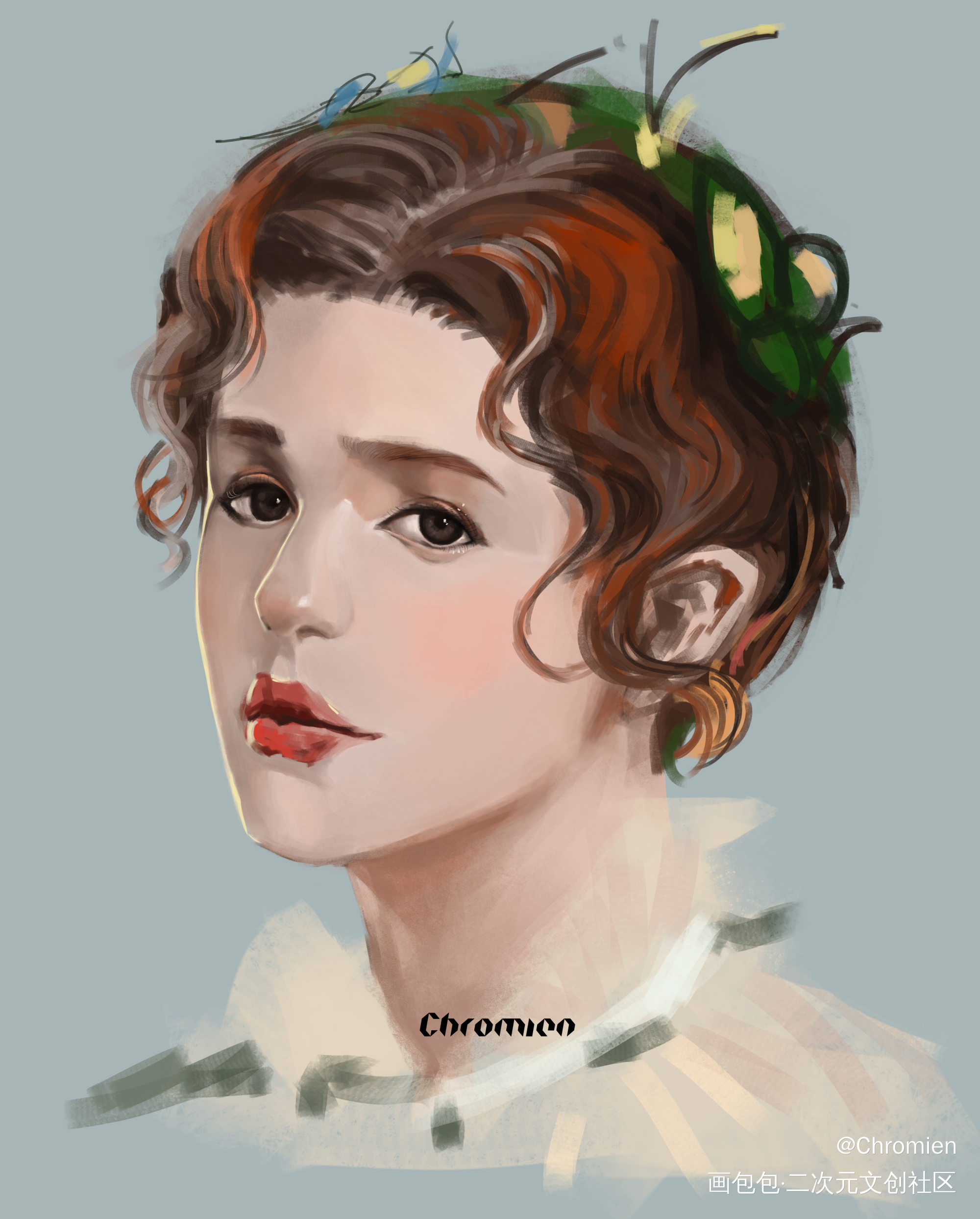 1_厚涂插画绘画作品
