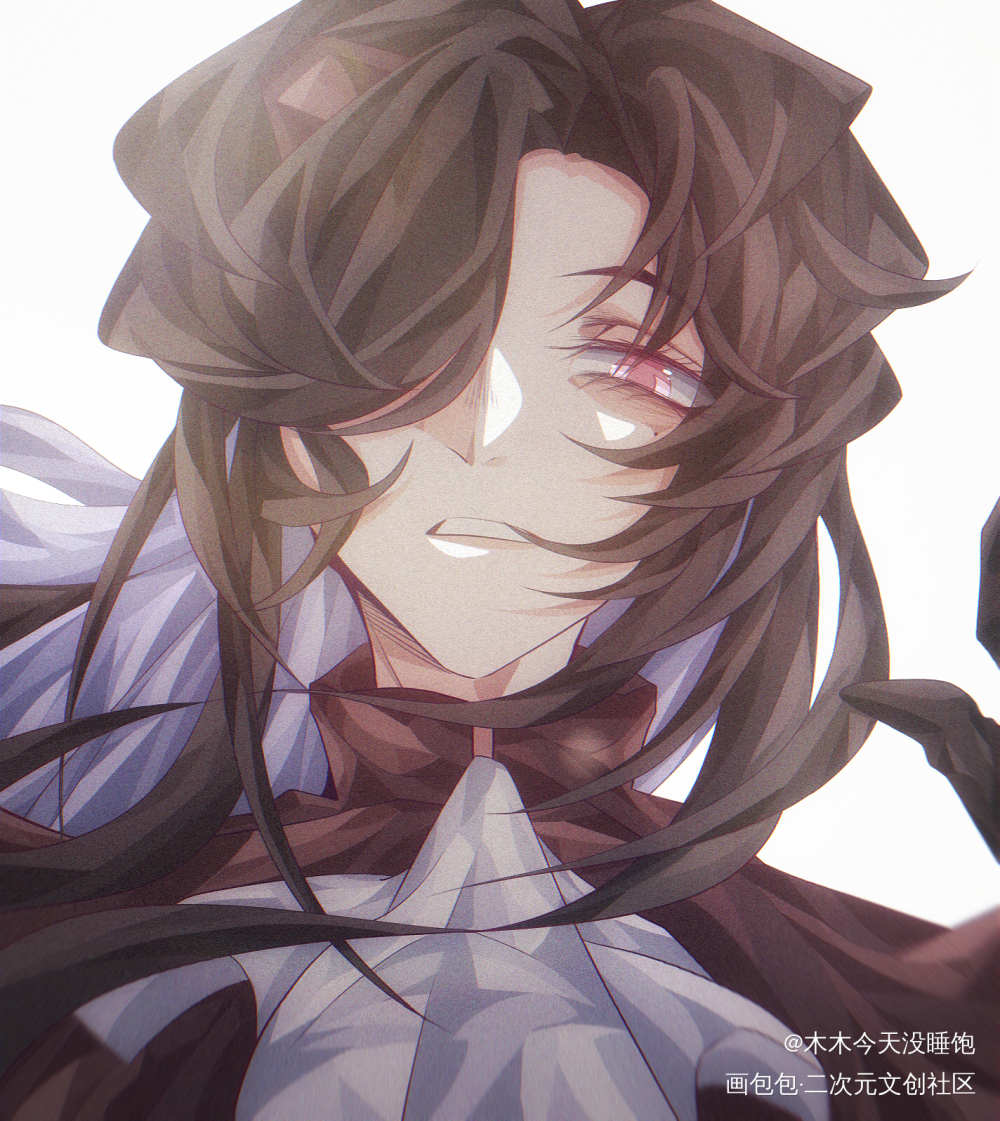 “真让我反胃，垃圾”_原创oc绘画作品
