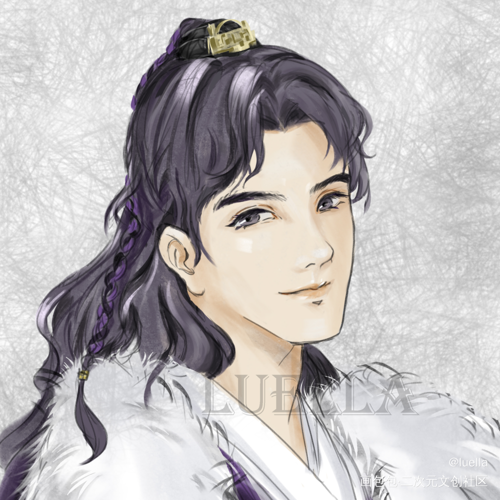 长顾头像_杀破狼长顾长庚顾韵平涂头像绘画作品