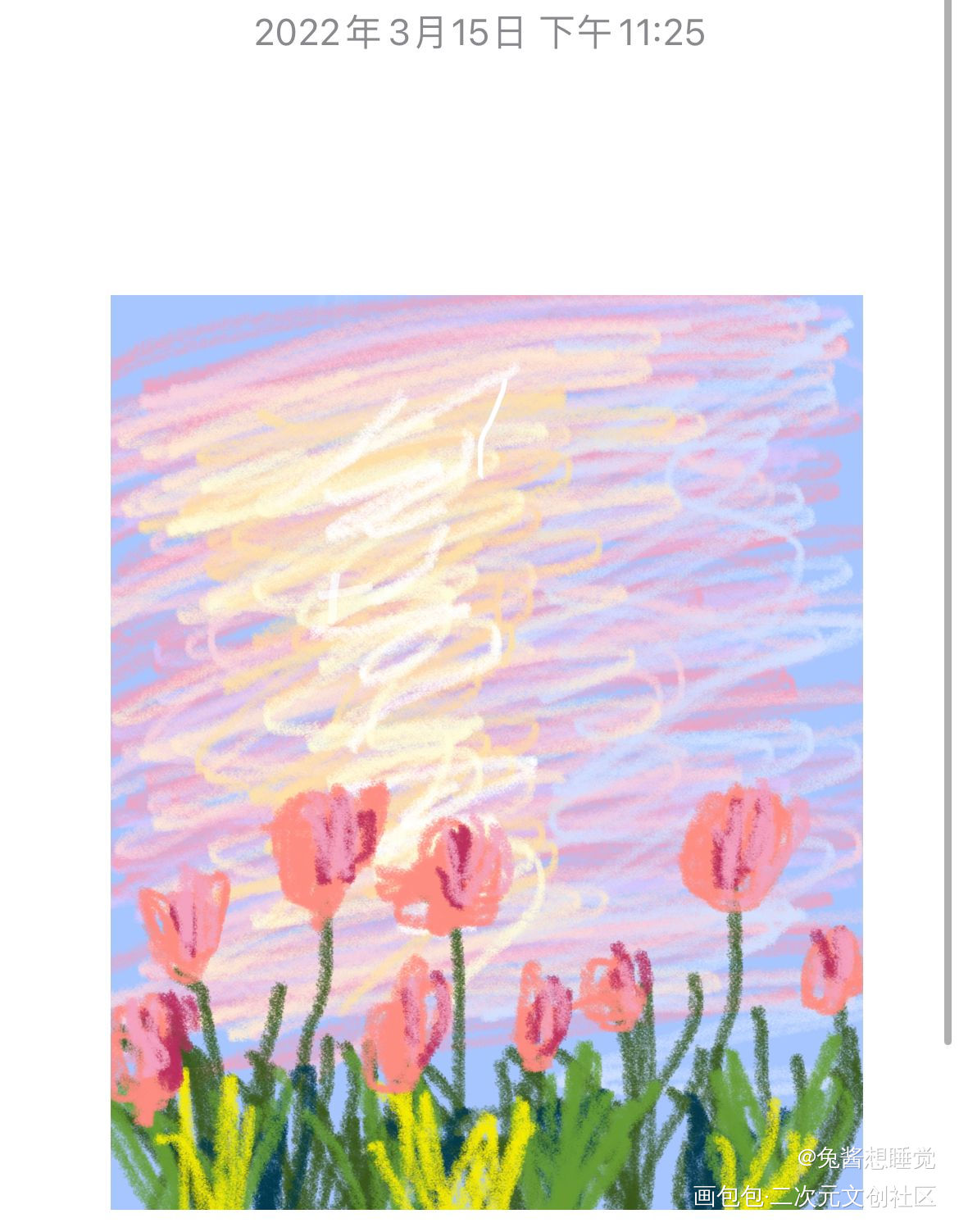 flower_手绘绘画作品
