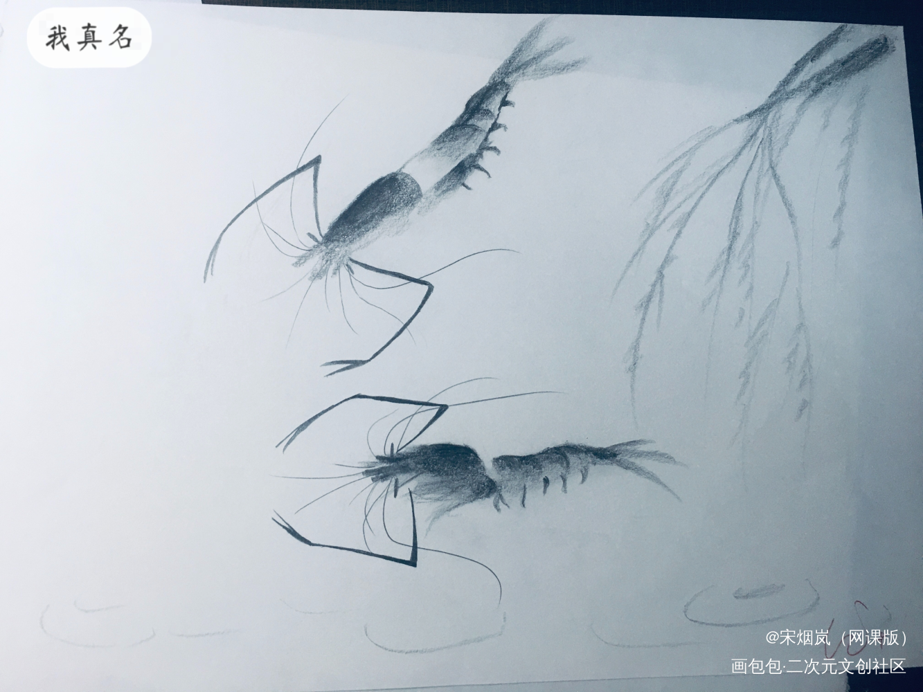 我就不信我搞不了这个打卡_铅笔画手绘绘画作品