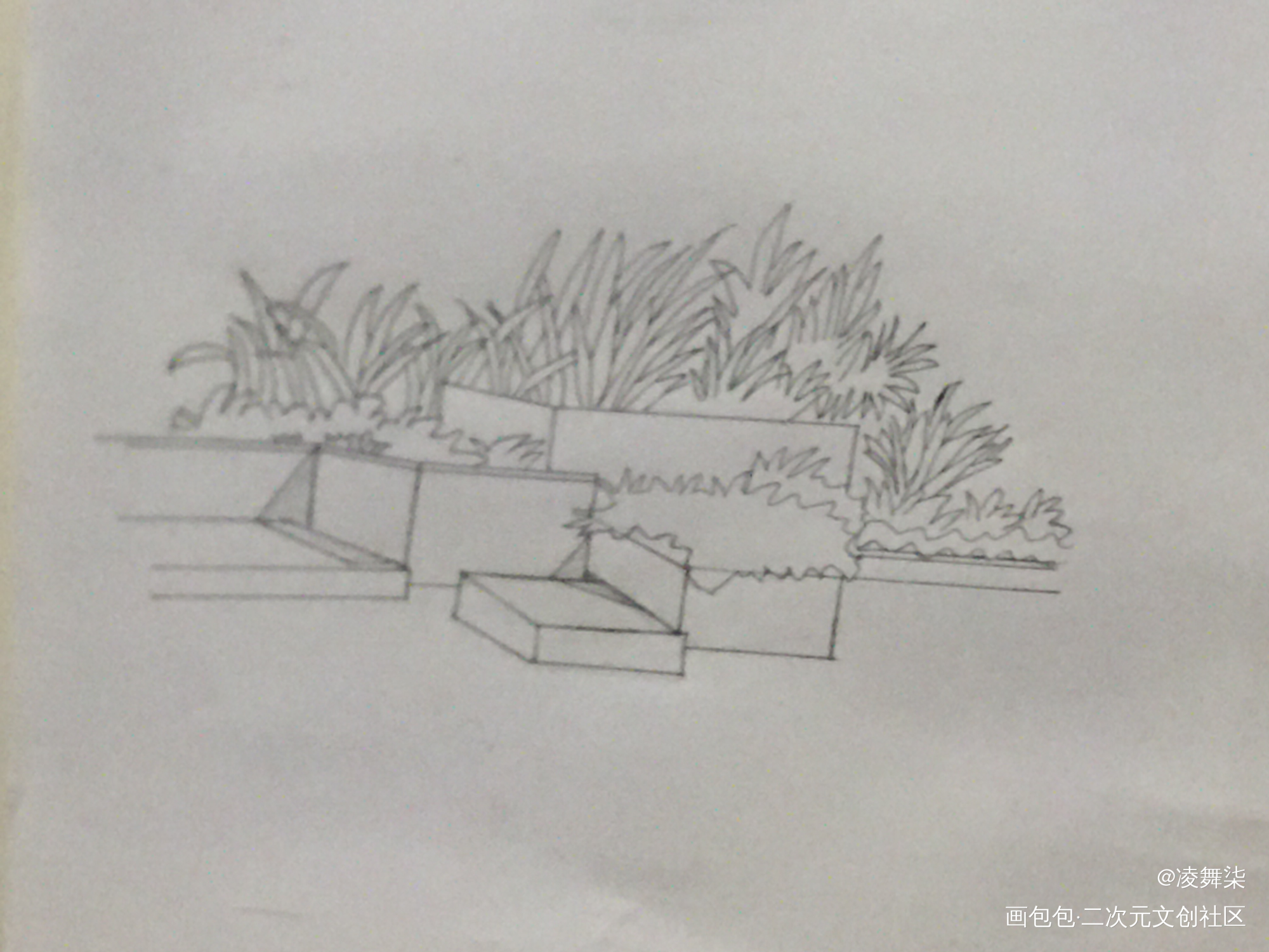 园林制图的作业_手绘绘画作品
