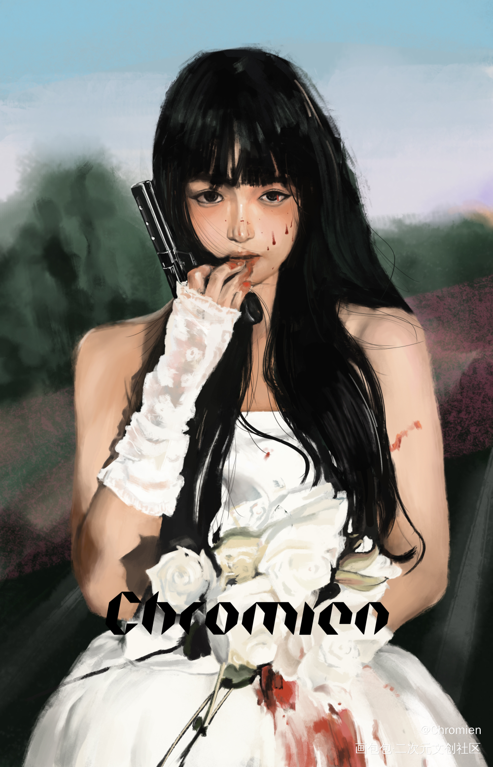 _厚涂插画绘画作品
