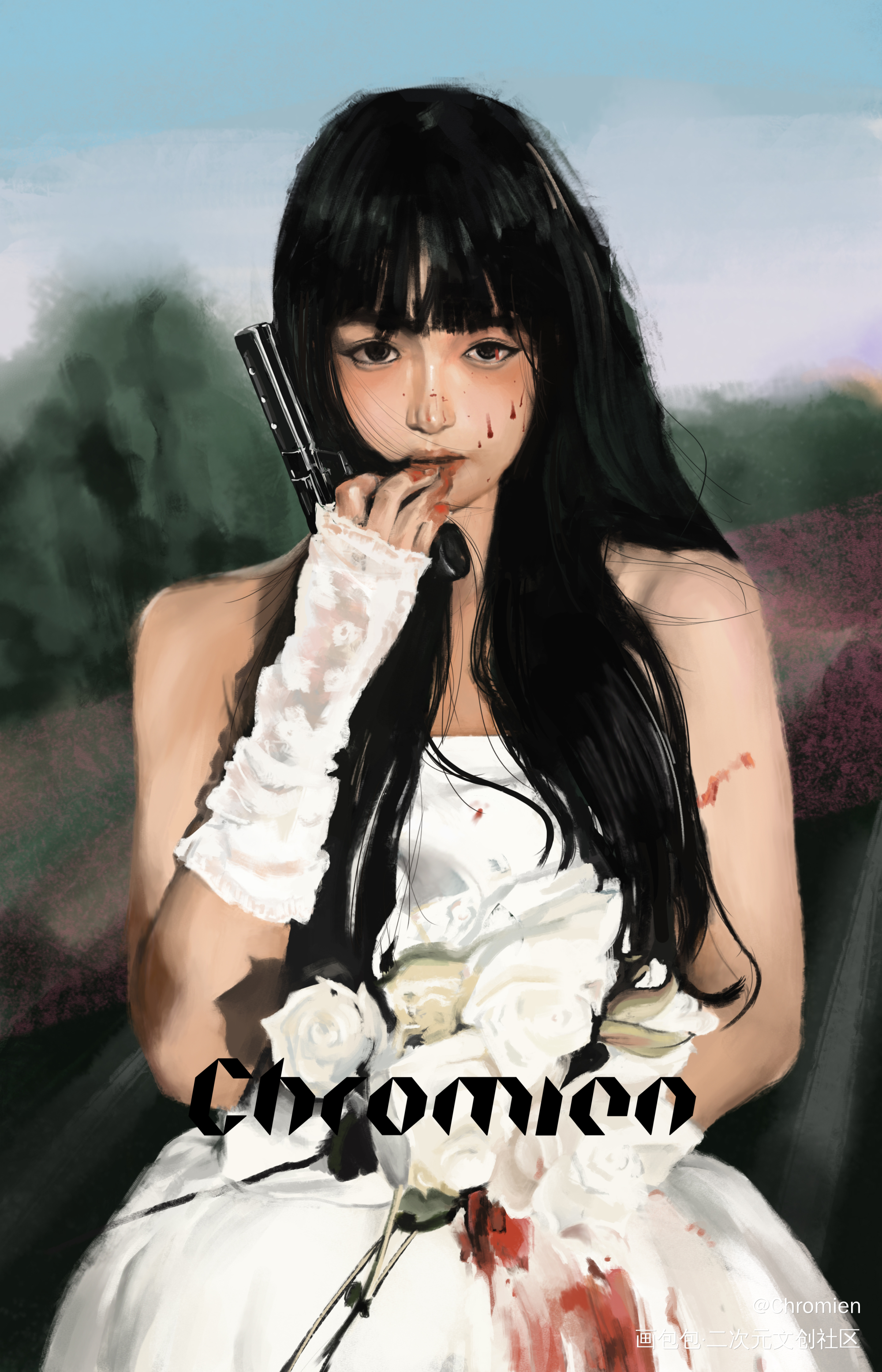 _厚涂插画绘画作品