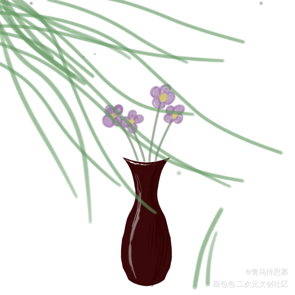 花_春天绘画作品