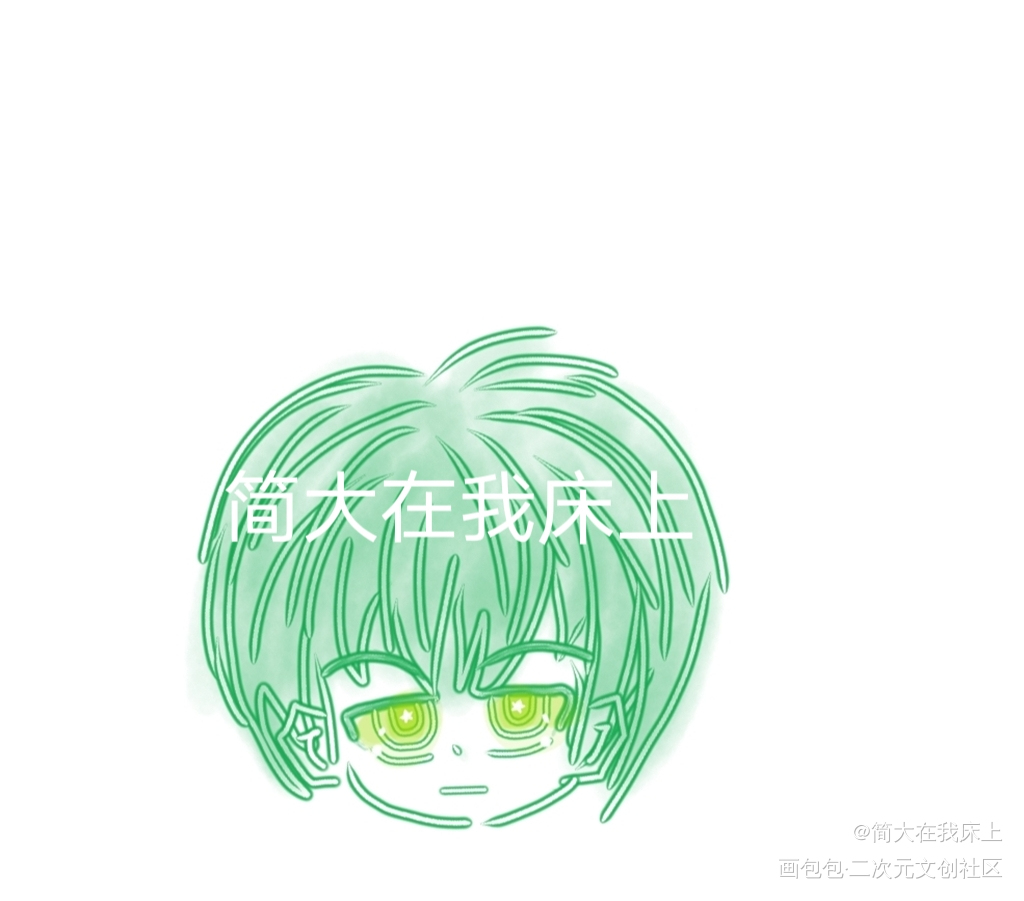 打卡_李简绘画作品