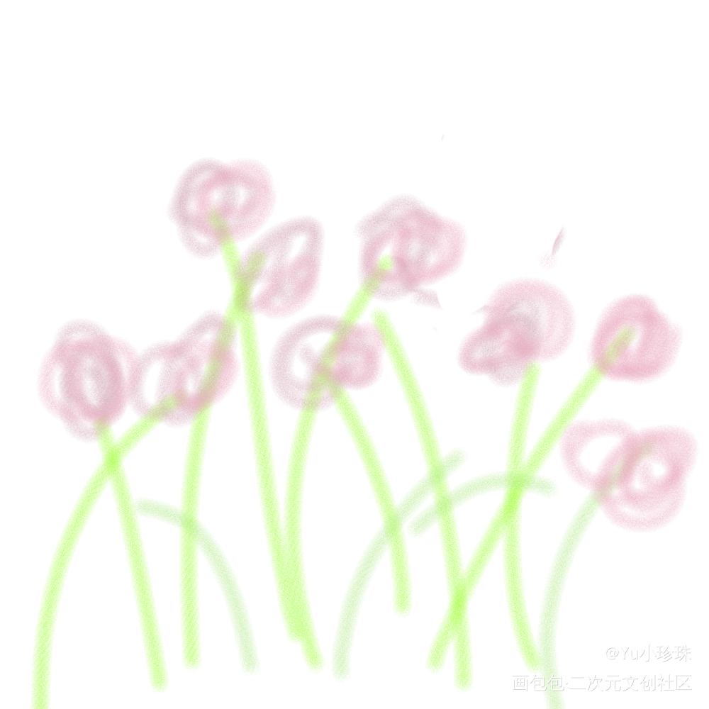 春天_手绘绘画作品