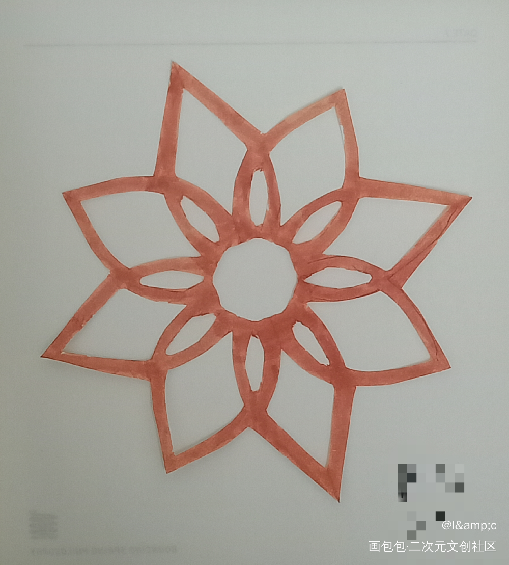 一朵摆烂的小花_手绘绘画作品
