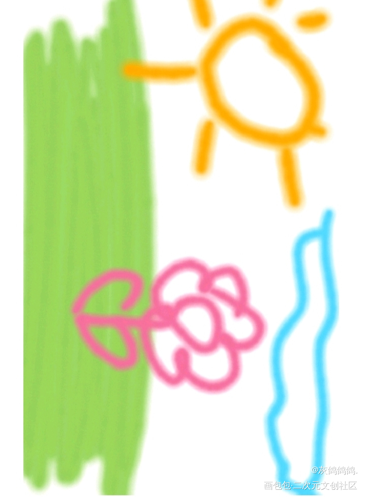花_手绘绘画作品