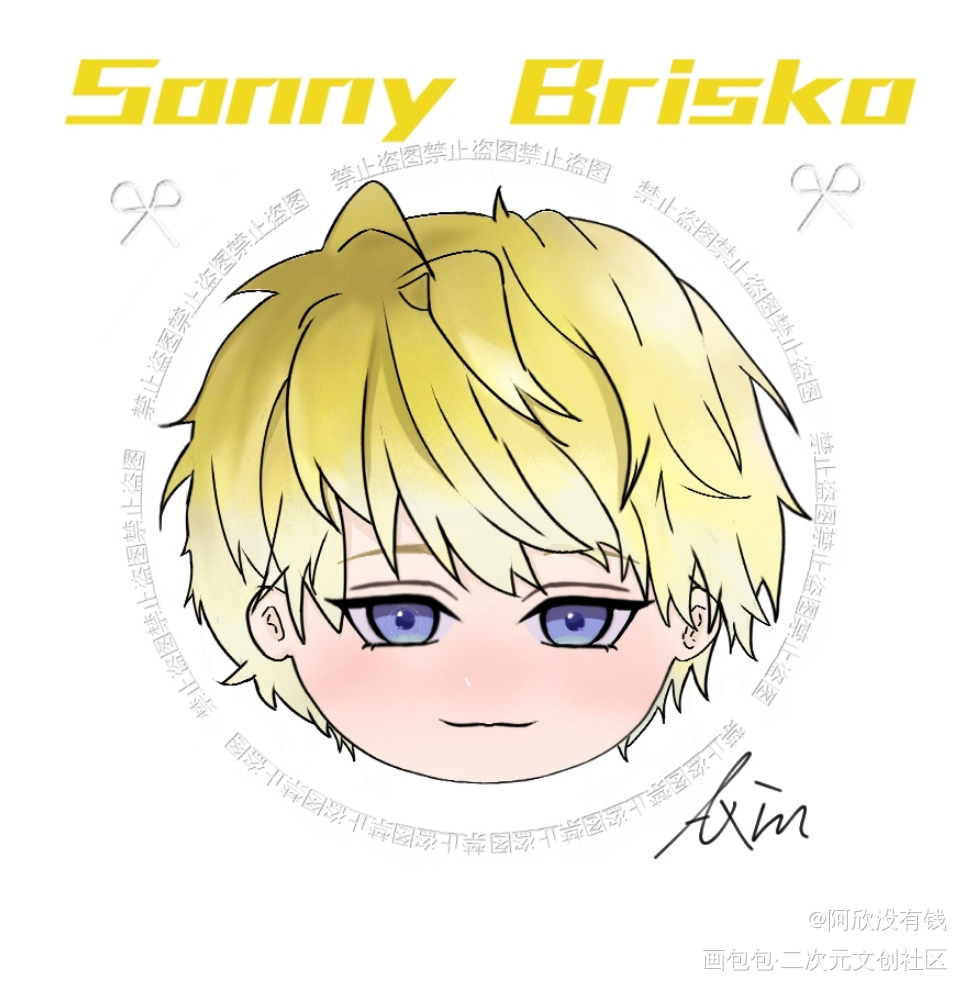 可爱sonny_彩虹社Q版sonny指绘绘画作品