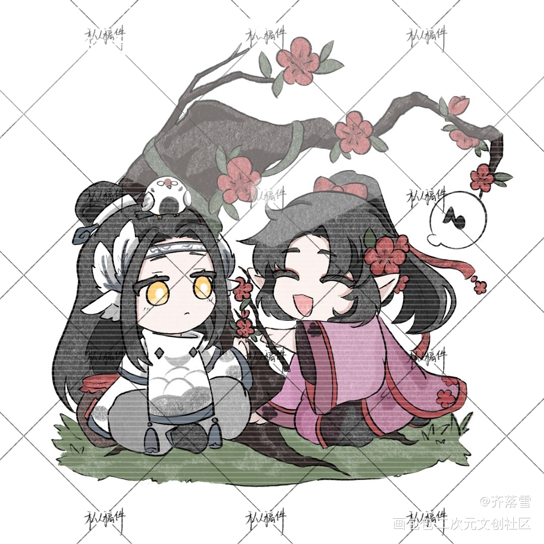 授权用_魔道祖师忘羡绘画作品