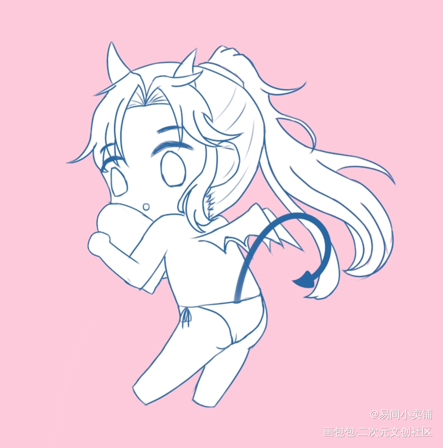 小恶魔羡_魔道祖师Q版绘画作品