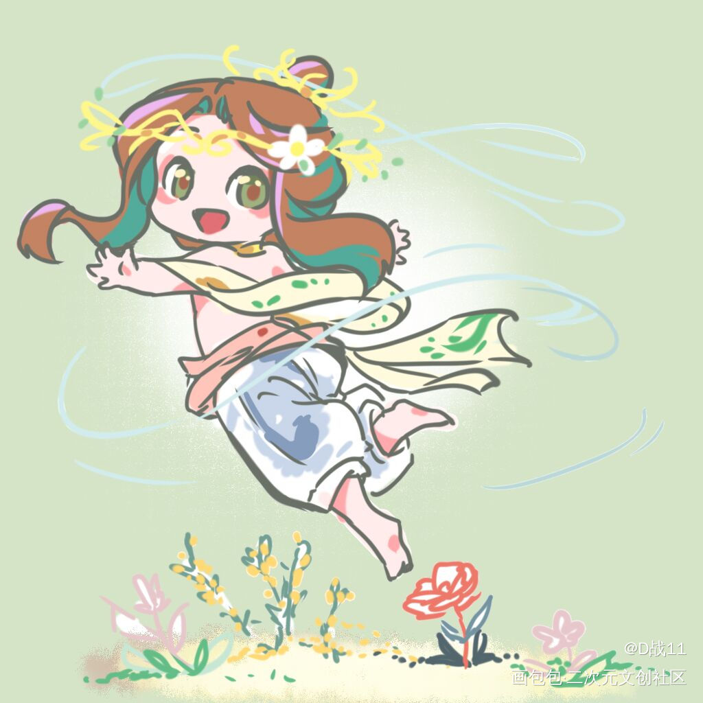 带来春日的谢怜_谢怜绘画作品