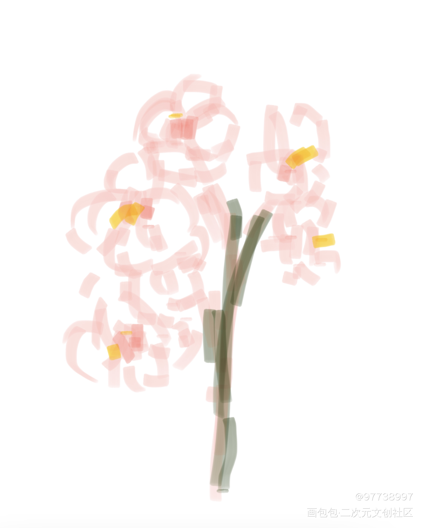花花?_手绘绘画作品