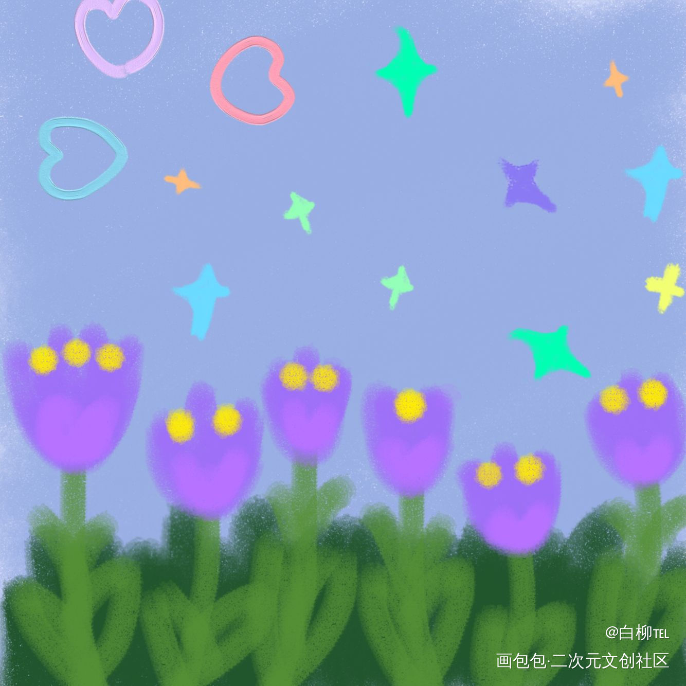 _板写绘画作品