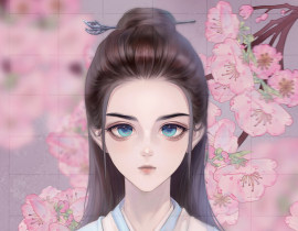 昨天画纪云禾，今天画长意_绘画作品