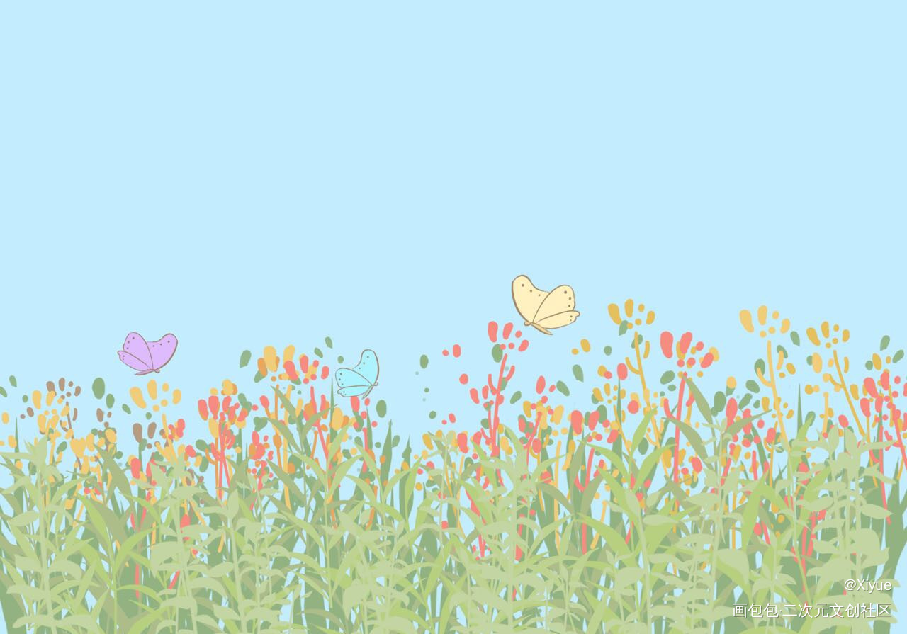 Day1蝶恋花_板绘绘画作品