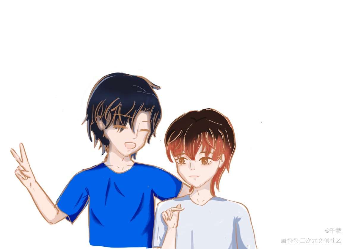 摸鱼日常_手绘绘画练习摸鱼绘画作品