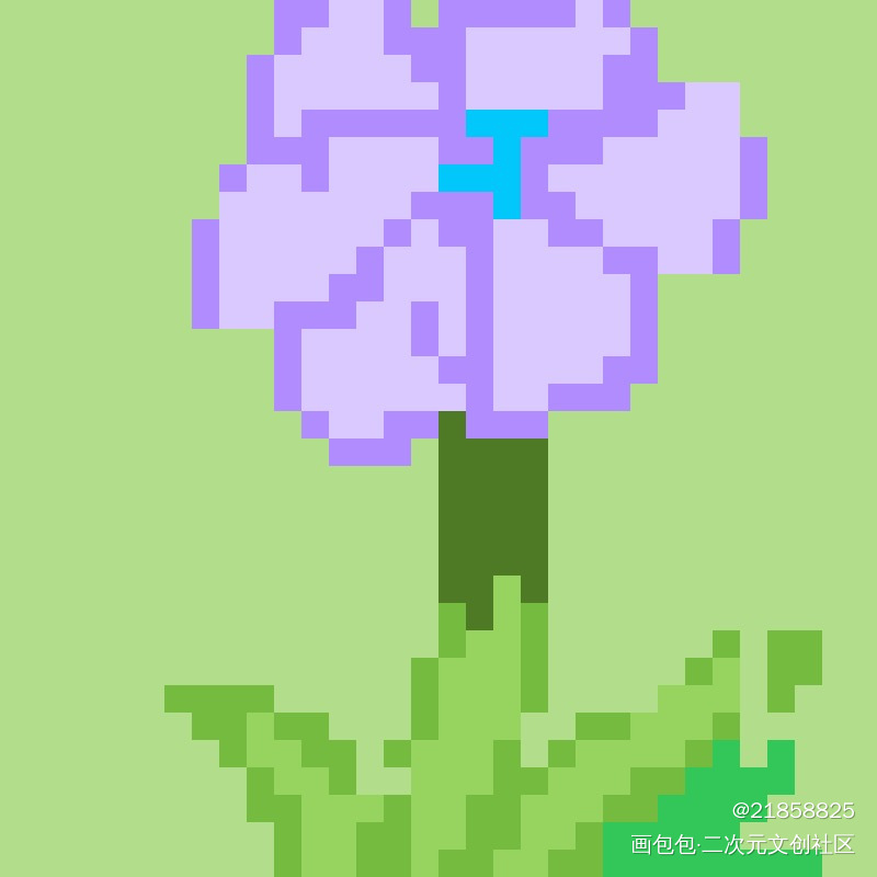 春天啦_平涂绘画作品