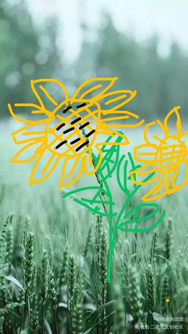 春天的向日葵_春天绘画作品