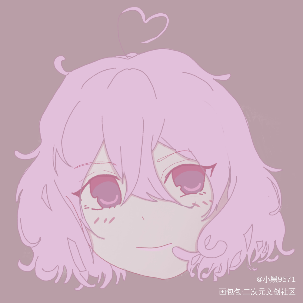 春_平涂Q版指绘绘画作品