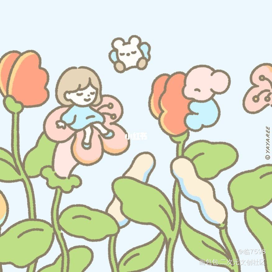 春日打卡_唤醒春日主题打卡绘画作品