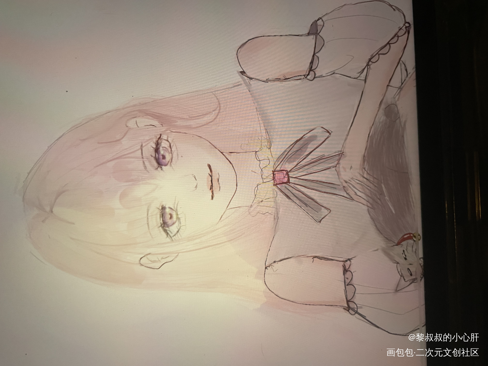 乖女鹅_立绘板写oc绘画作品