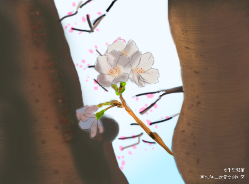春日载阳_平涂绘画作品