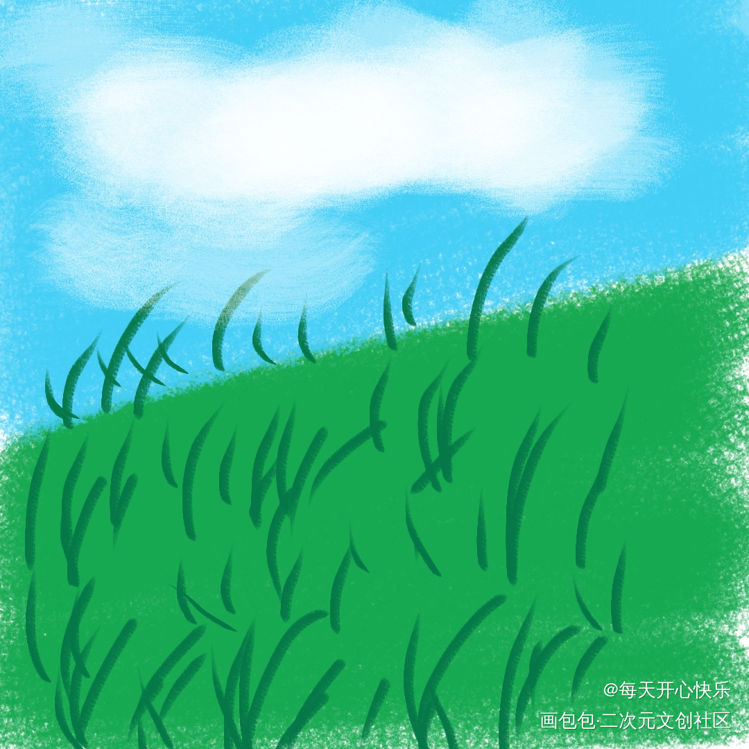 春_手绘绘画作品