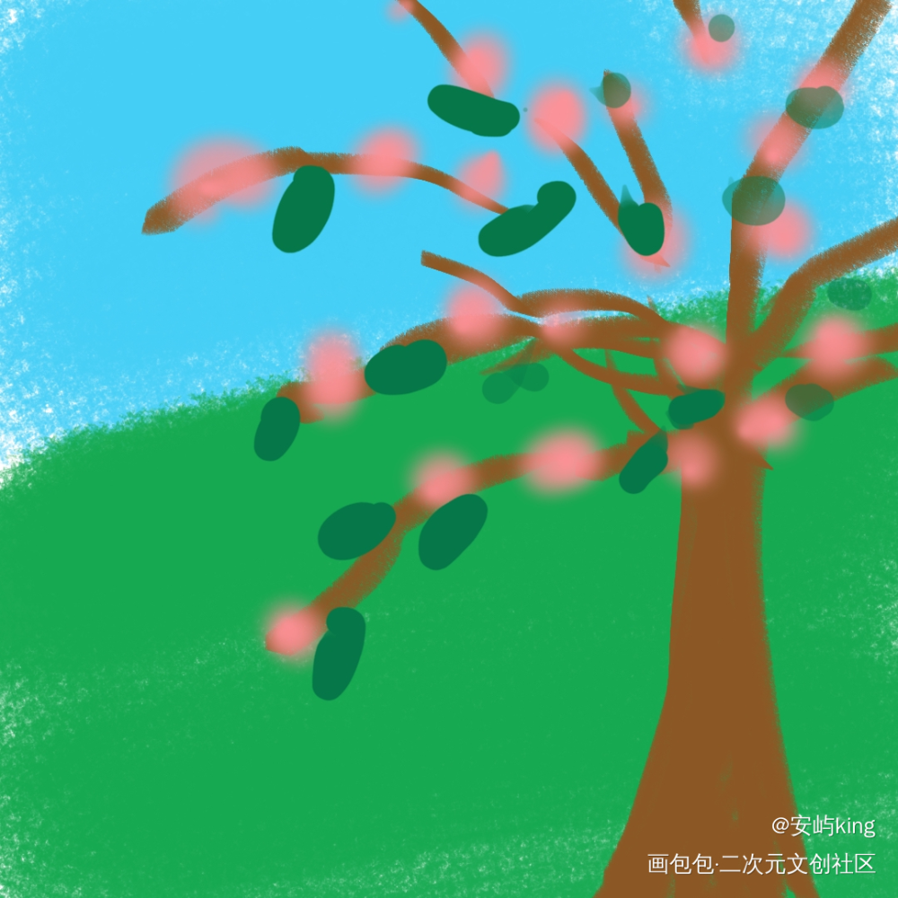 花_手绘绘画作品