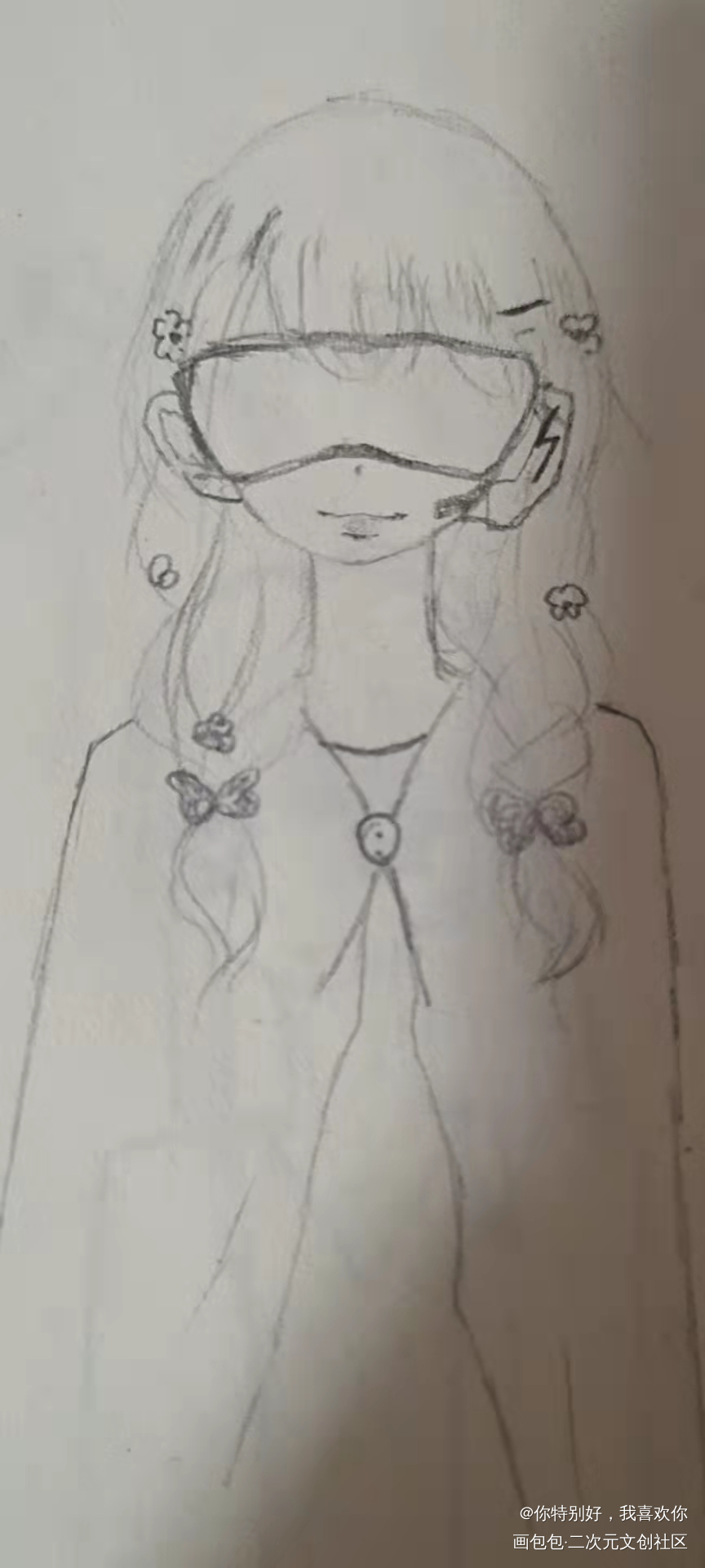 小姐姐_手绘绘画作品