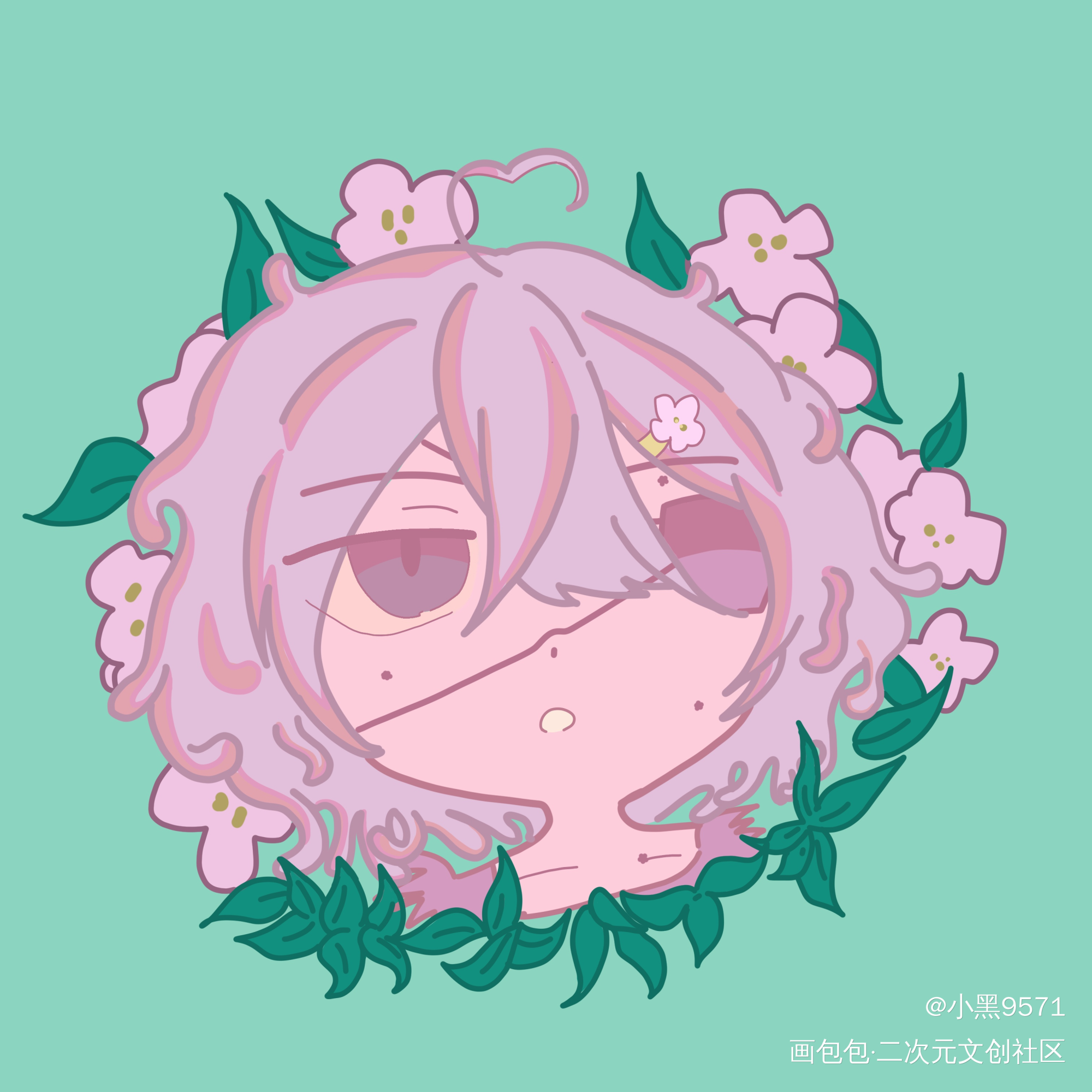 春_Q版指绘oc绘画作品