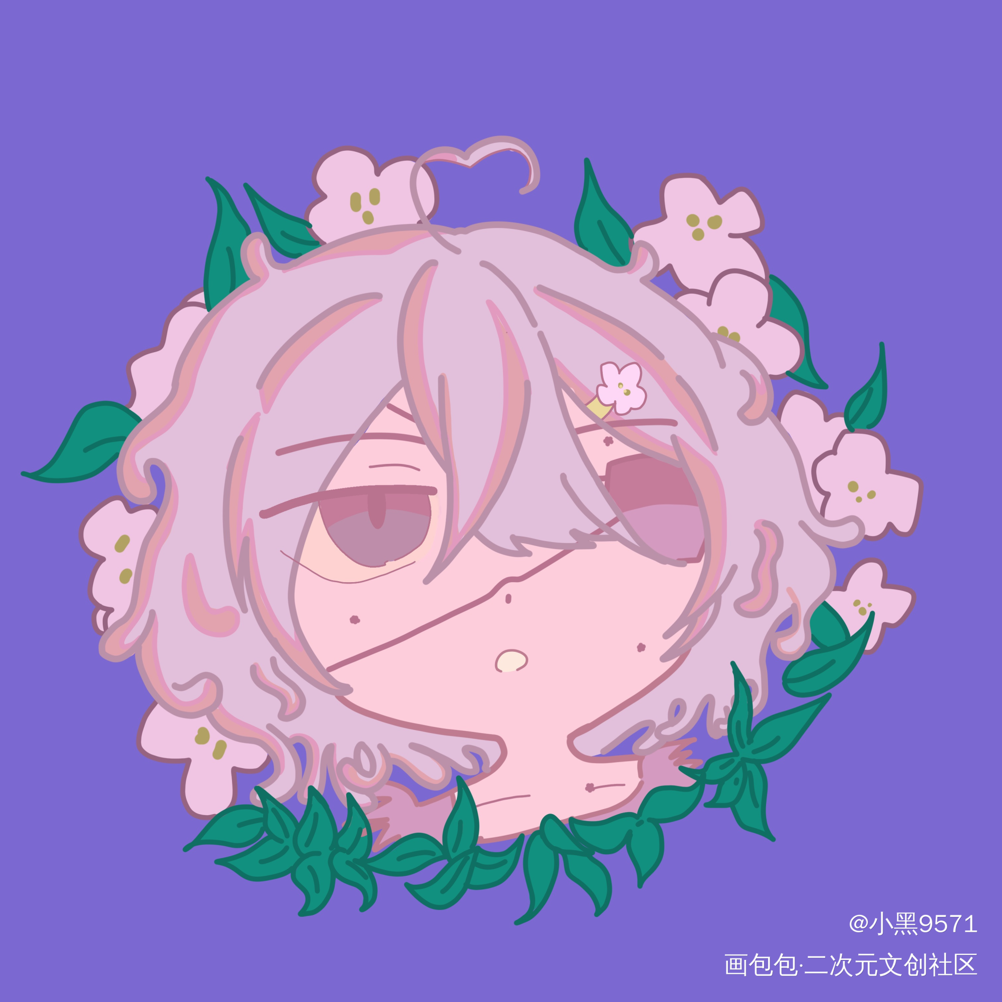 春_Q版指绘oc绘画作品