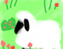 咩咩_绘画作品
