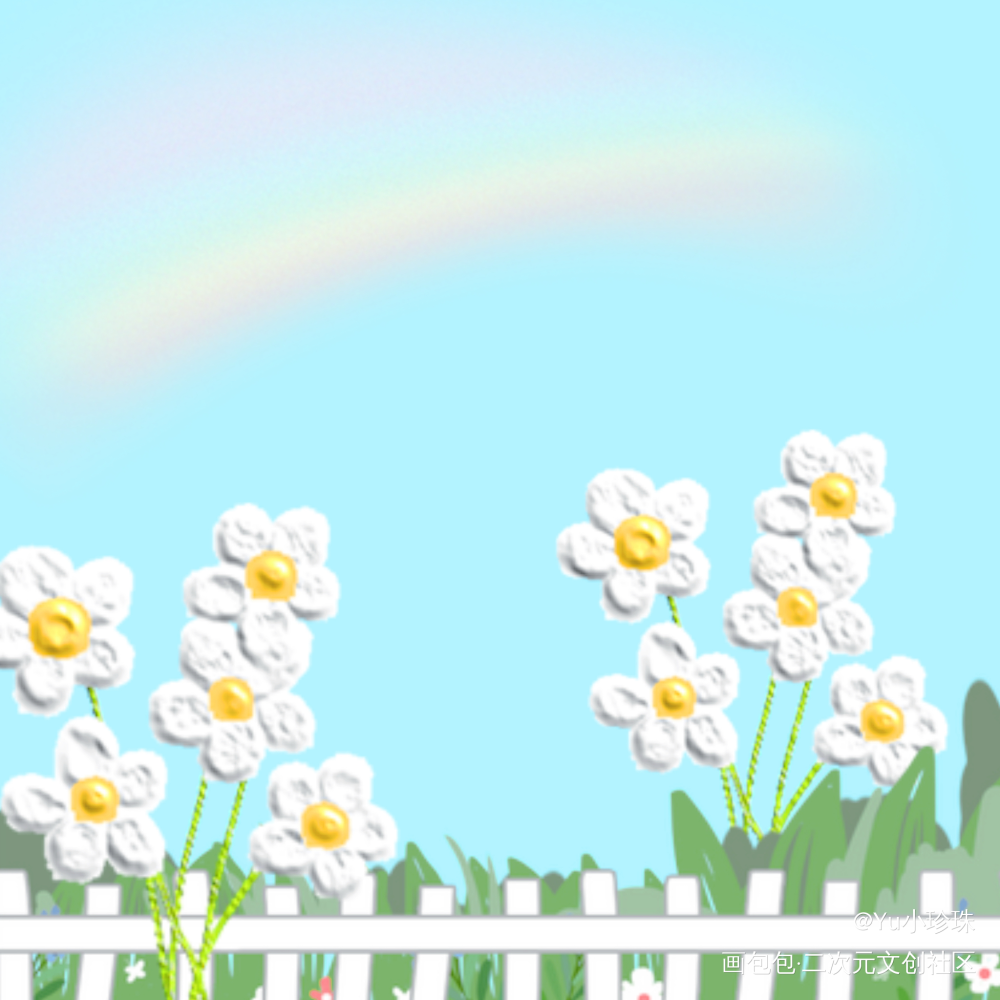 春天_手绘绘画作品
